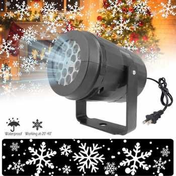 Projektor LED śnieżynka
