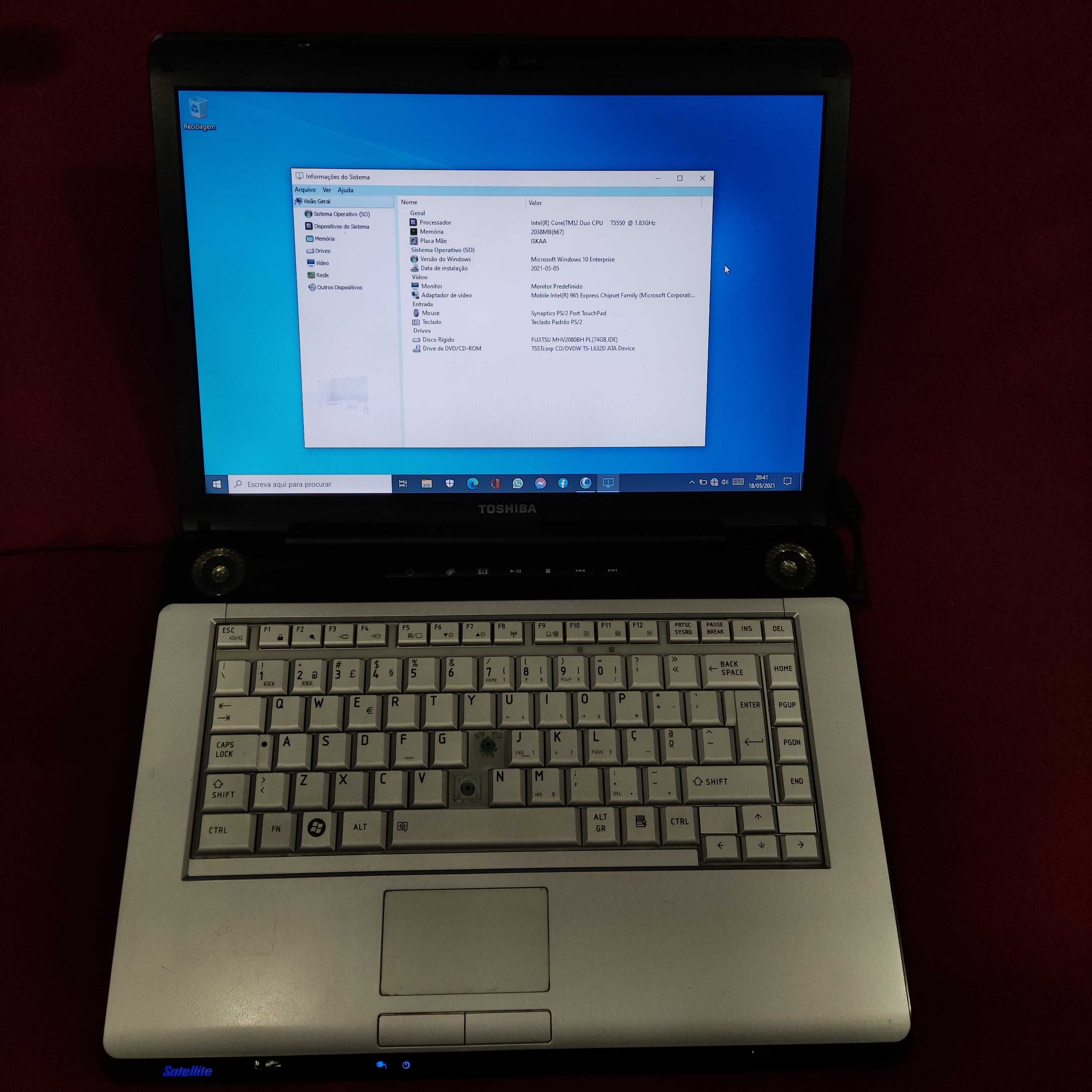 Toshiba Windows 10 Oportunidade Negocio Bom Preco