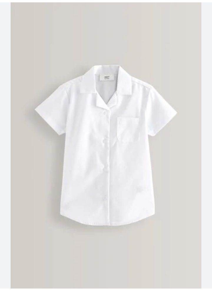 Рубашка блузка белая  школьная