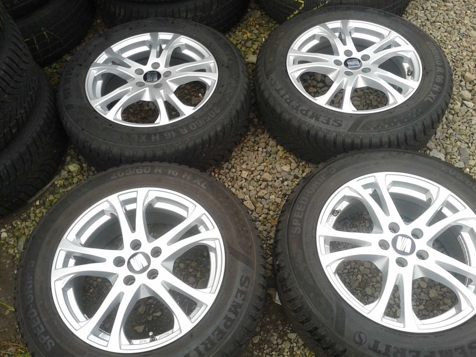 kola r16 ja nowe skoda kamiq seat arona 5x100 volkswagen tcross mielec