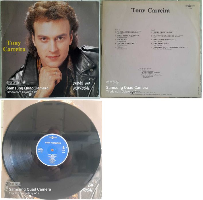 Tony Carreira LP  Cassetes Audio DVD CD Verão Em Portugal