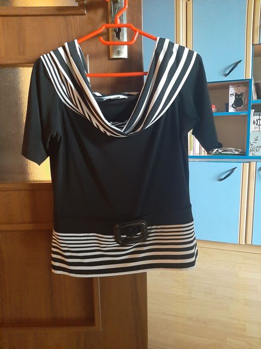 Elegancka jak nowa wieczorowa bluzka damska Joseph Ribkoff oryginał L