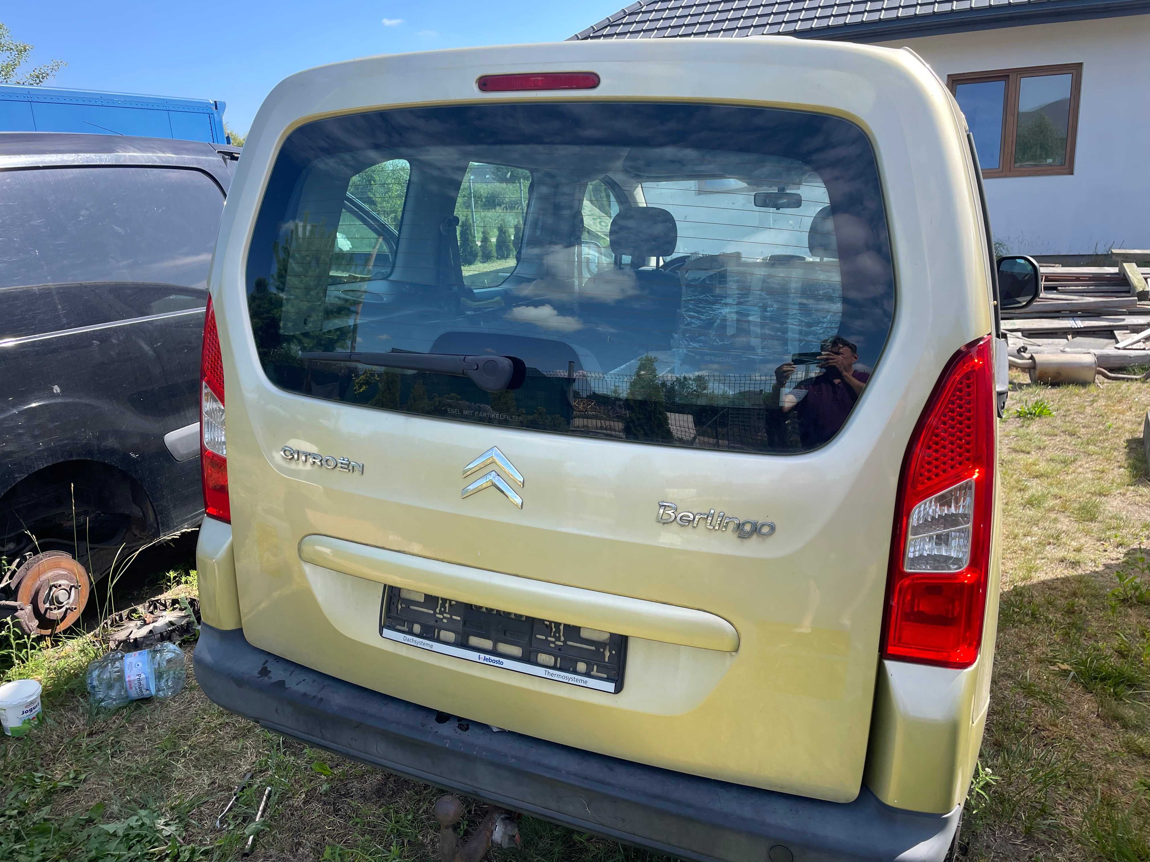 Klapa tył Berlingo Partner III