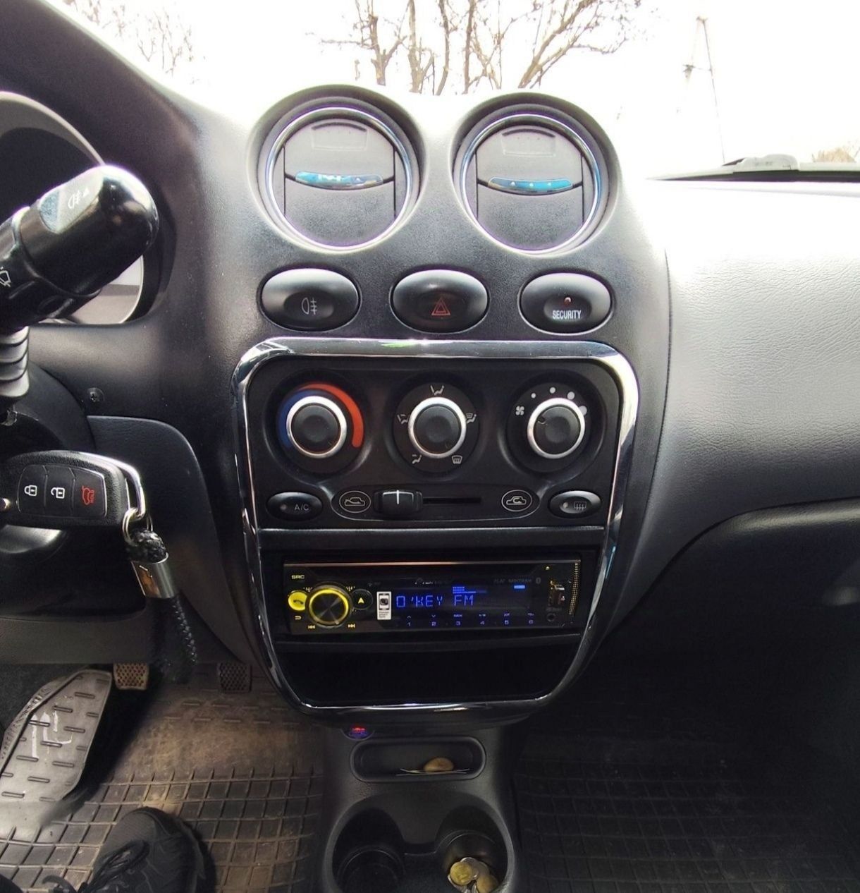 Рамка панелі приладів хром на Daewoo Matiz