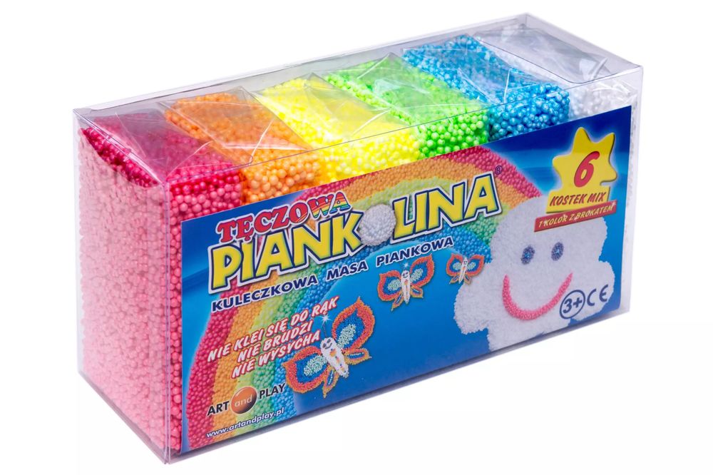 Piankolina tęczowa (6 kolorów). Art. and Play. Nowy Produkt
