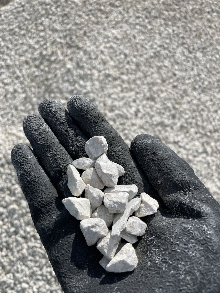 Grys ŚMIETANKOWY Biały Kamień do Ogrodu, 8-16 mm, 16-22 mm Żwir Opaska