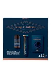 Подарочная коробка King C. Gillette (триммер Braun + крем после бритья