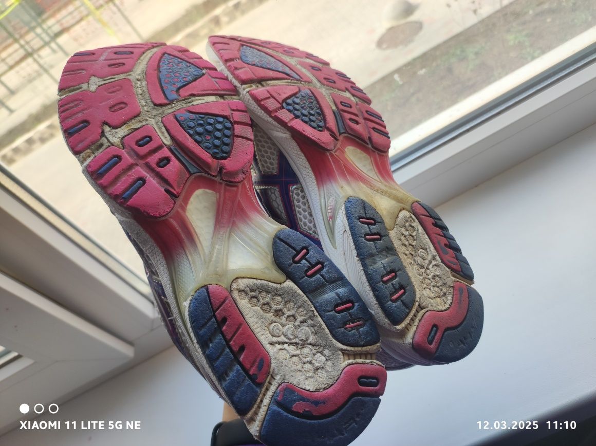 Кроссовки Asics женские t1b6n 40.5, 41 размер 25,5, 26 см