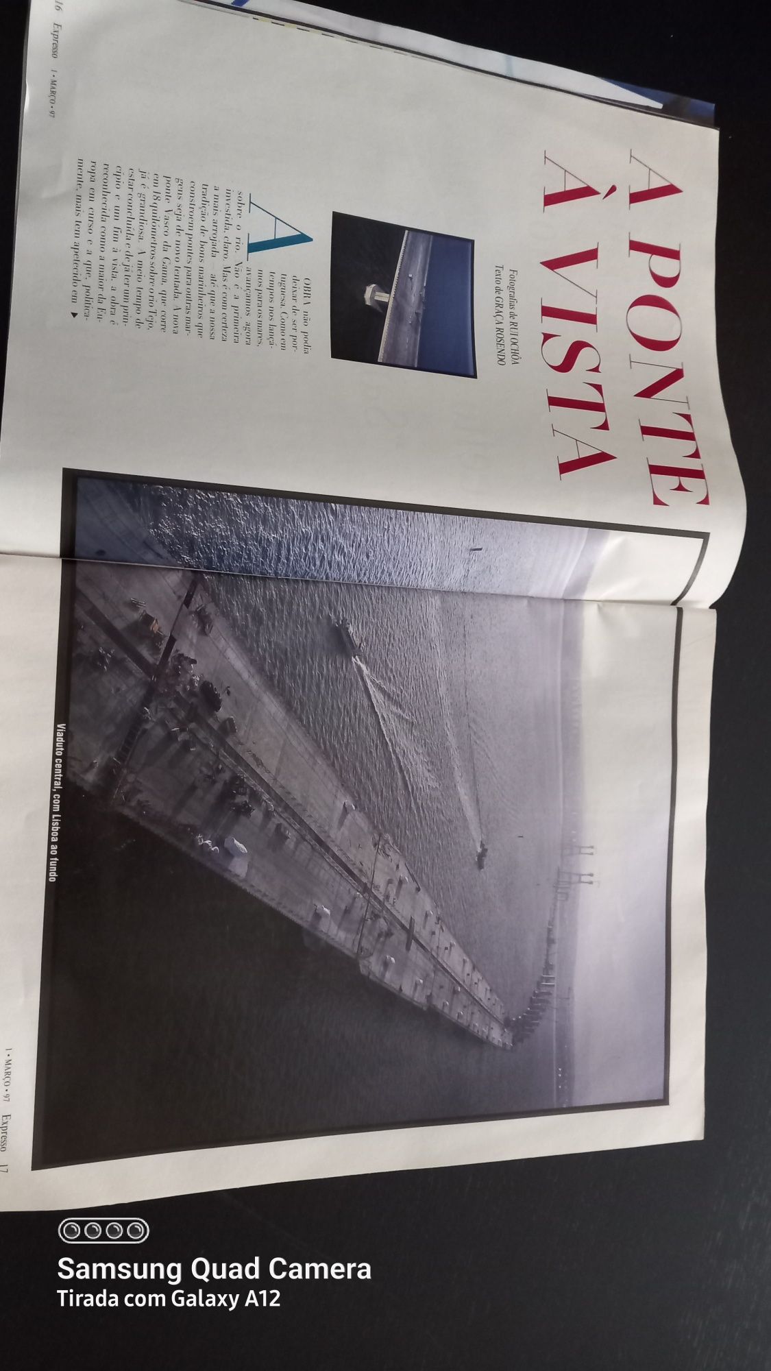Revista Expo98 e Revista imagens Ponte Vasco Gama construção