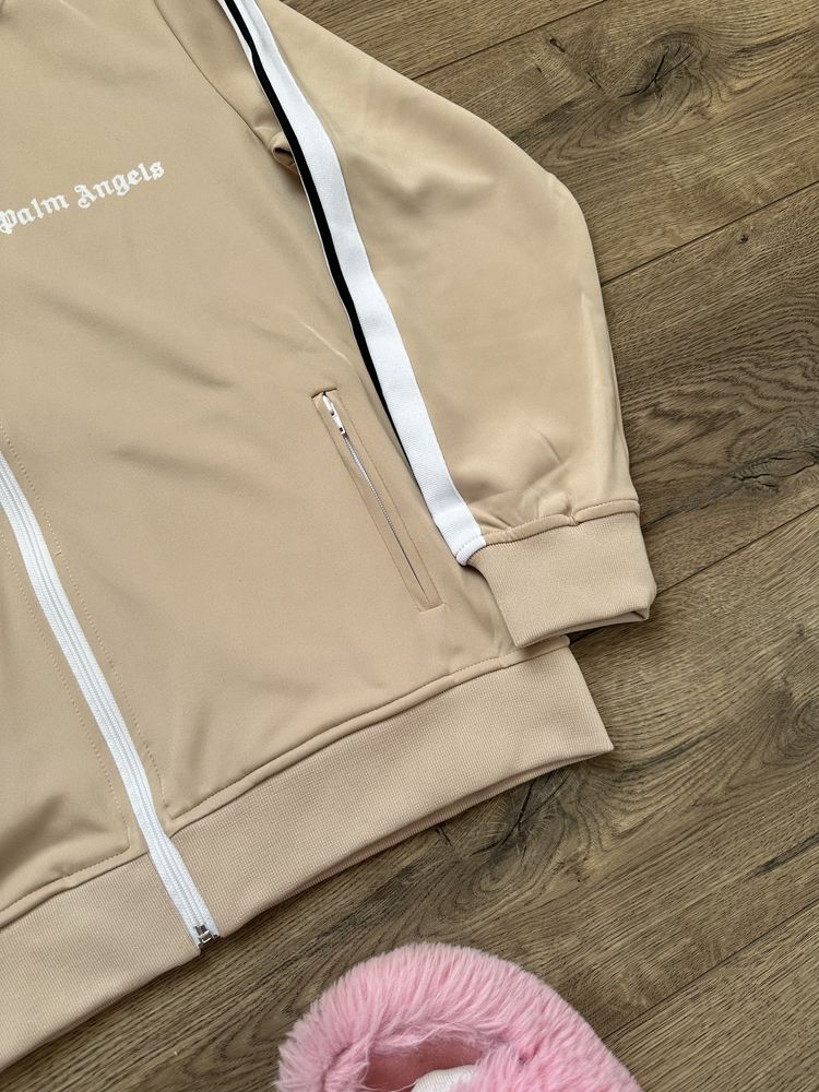 НОВА Кофта Palm Angels Beige | Зипка Пальм енджилс палм зіпка/світшот