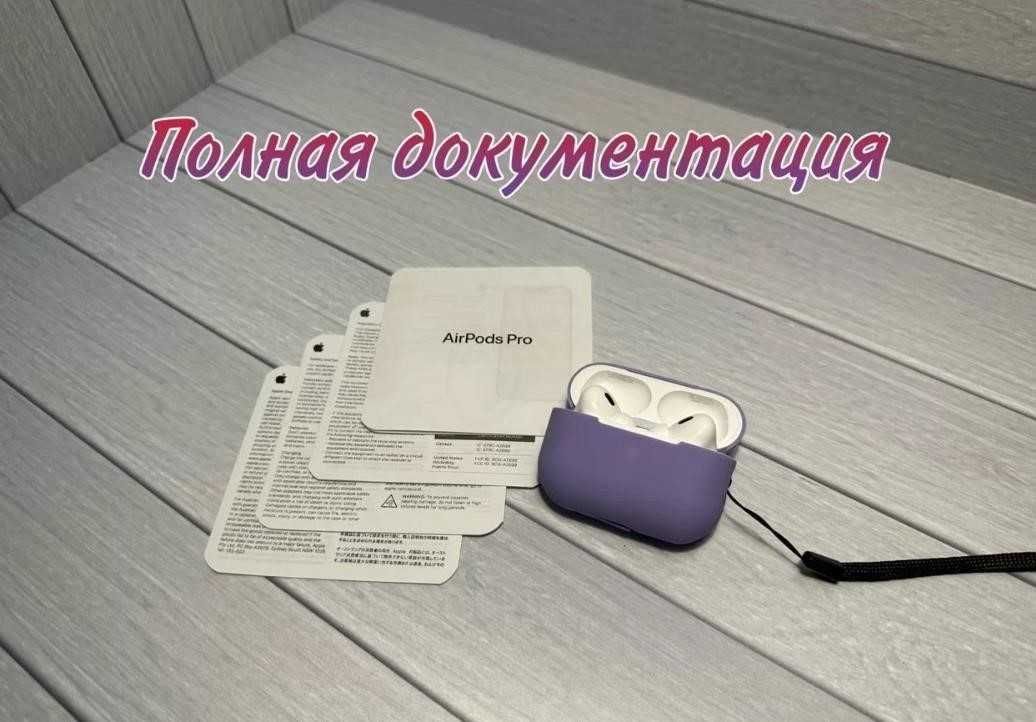 Безпровідні Навушники AirPods pro Gen 2 1в1 Airoha +чохол