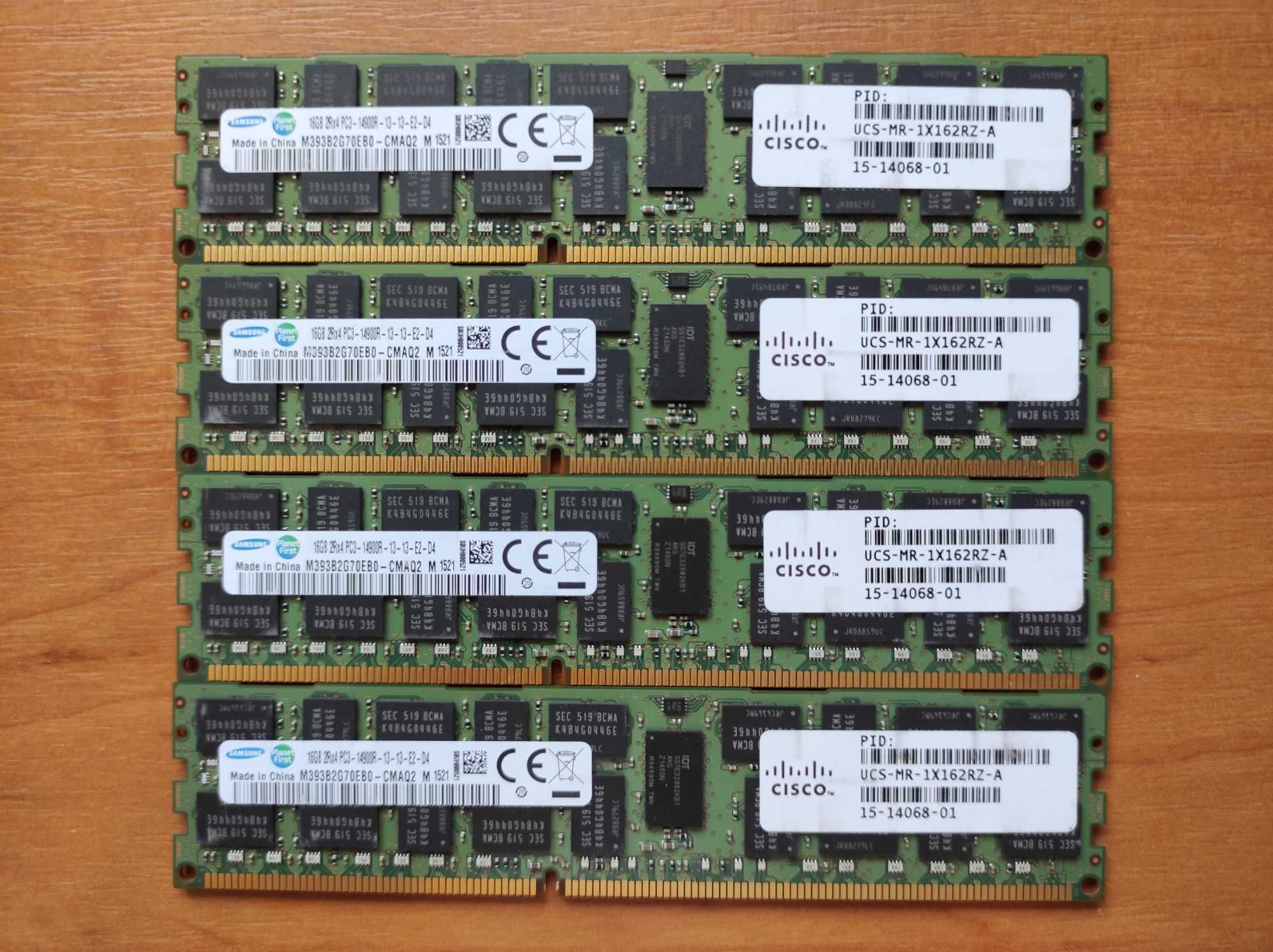 Samsung 16GB ECC DDR3 1866 PC3-14900R Reg серверная