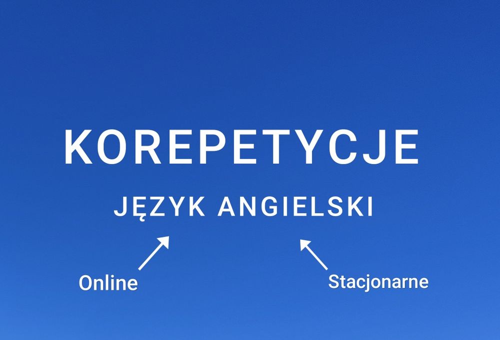 Korepetycje z języka angielskiego