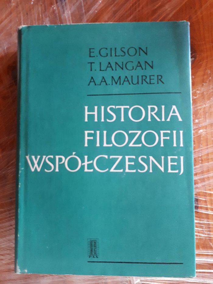 Historia Filozofii Współczesnej