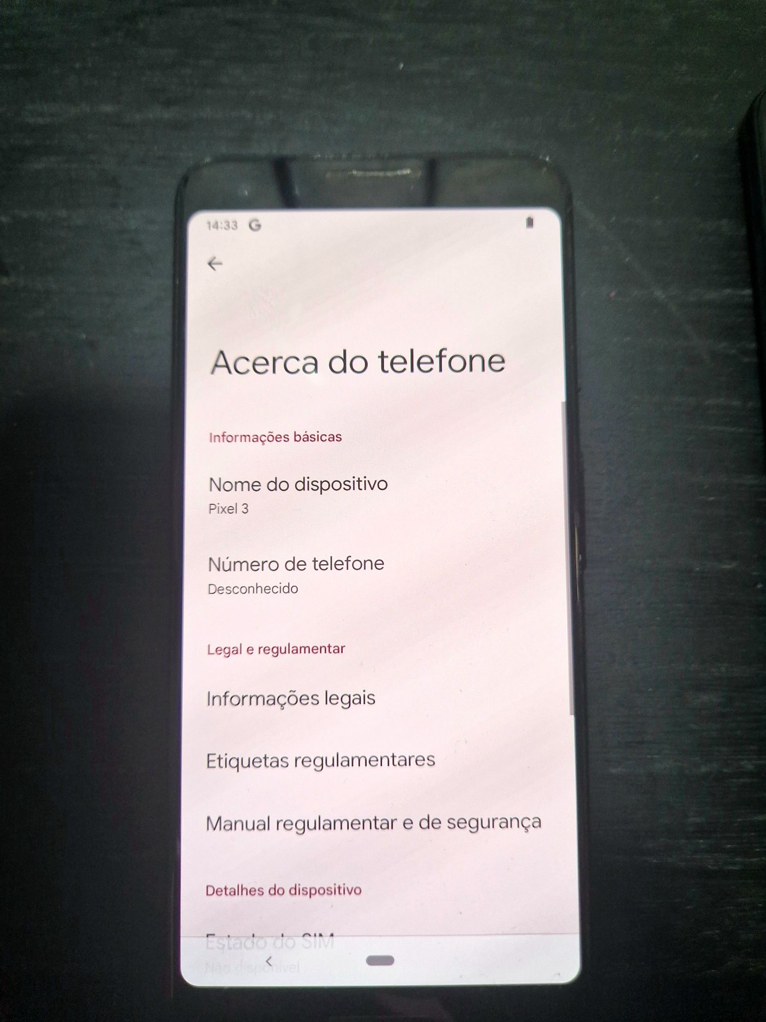 Google Pixel 3 64GB preto