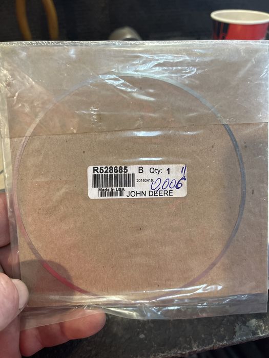 Прокладки під гільзи john deere джон дір