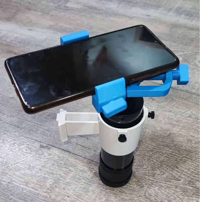 Adaptador Universal para Telemóvel em Telescópios e Binóculos