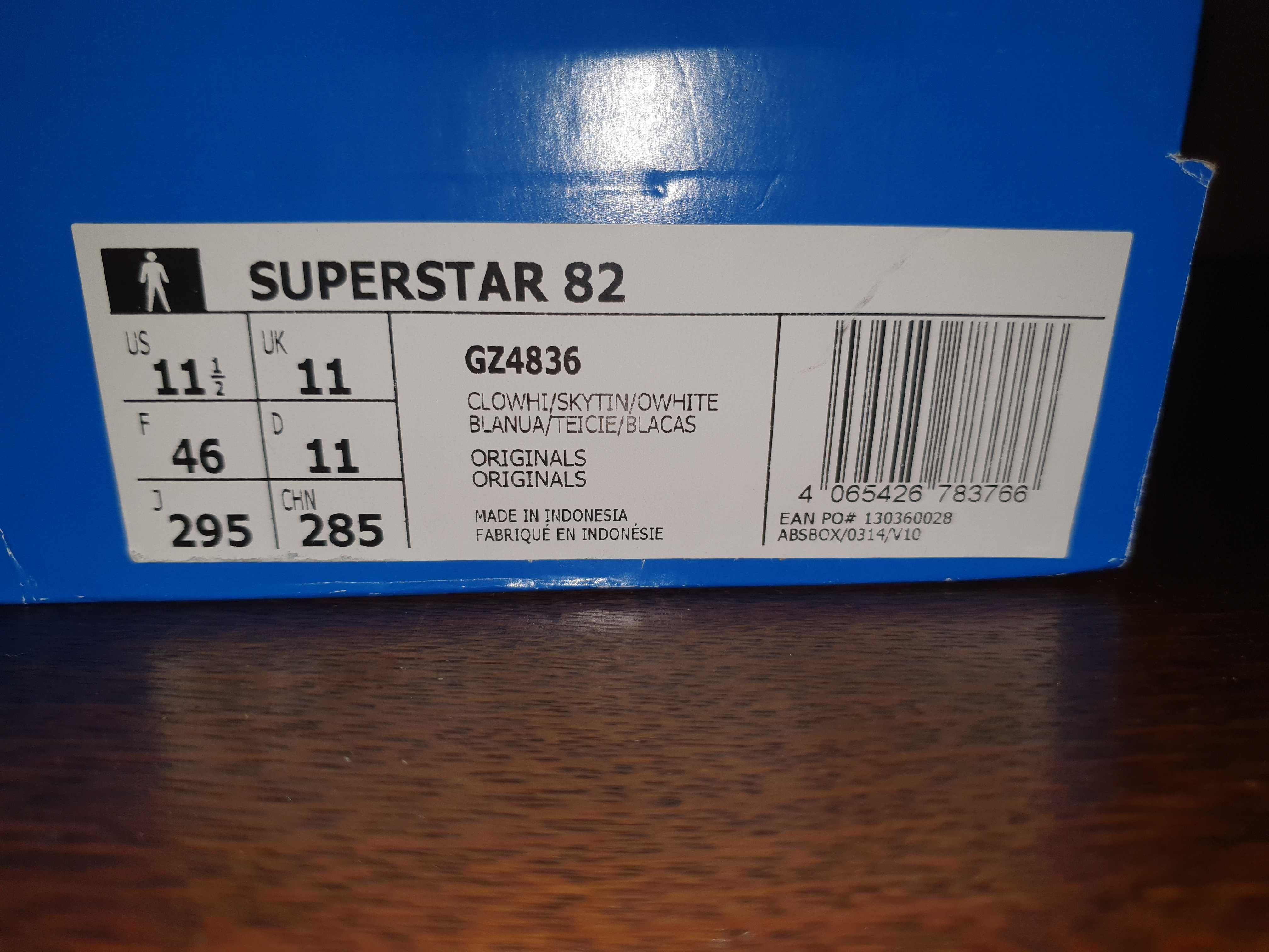 Nowe Buty Adidas Superstar 82 r. 46 GZ4836