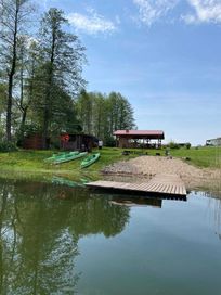 Domki na Mazurach z bezpośrednim dostępem do jeziora