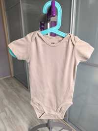 Beżowe body H&M rozmiar 80cm