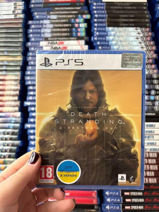 Гра Death Stranding на ps5, диск з грою на пс 5, ліцензія