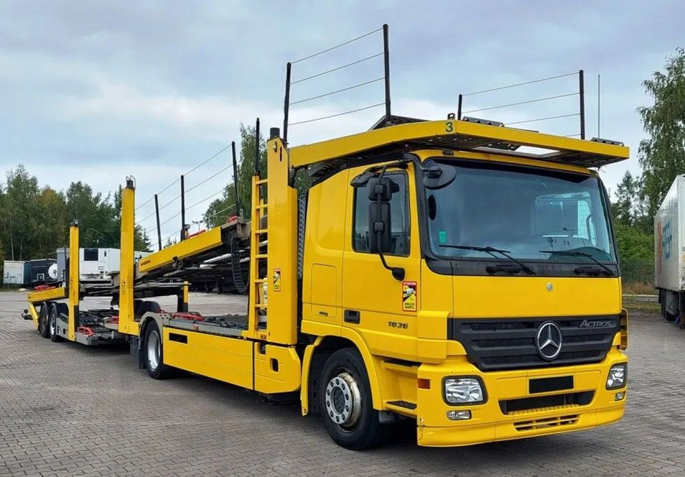 Mercedes-Benz Autolaweta ACTROS + KASSBOHRER  lodówka, leżanka, ogrz. postojowe, klimatyzacja, ładowność 7200+8200kg