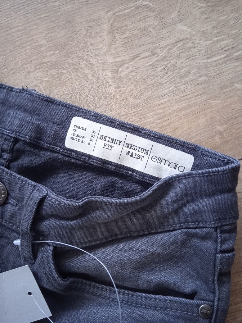 Nowe spodnie jeansy Esmara 36 skinny fit