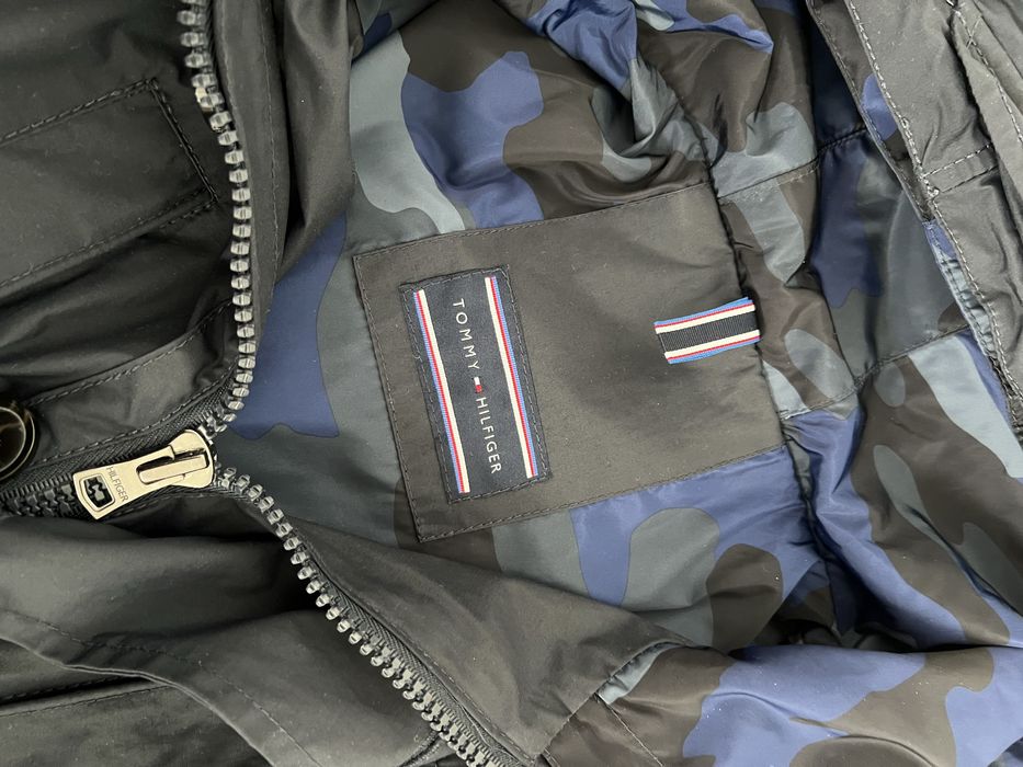 Tommy Hilfiger kurtka wiatrówka męska XL granatowa