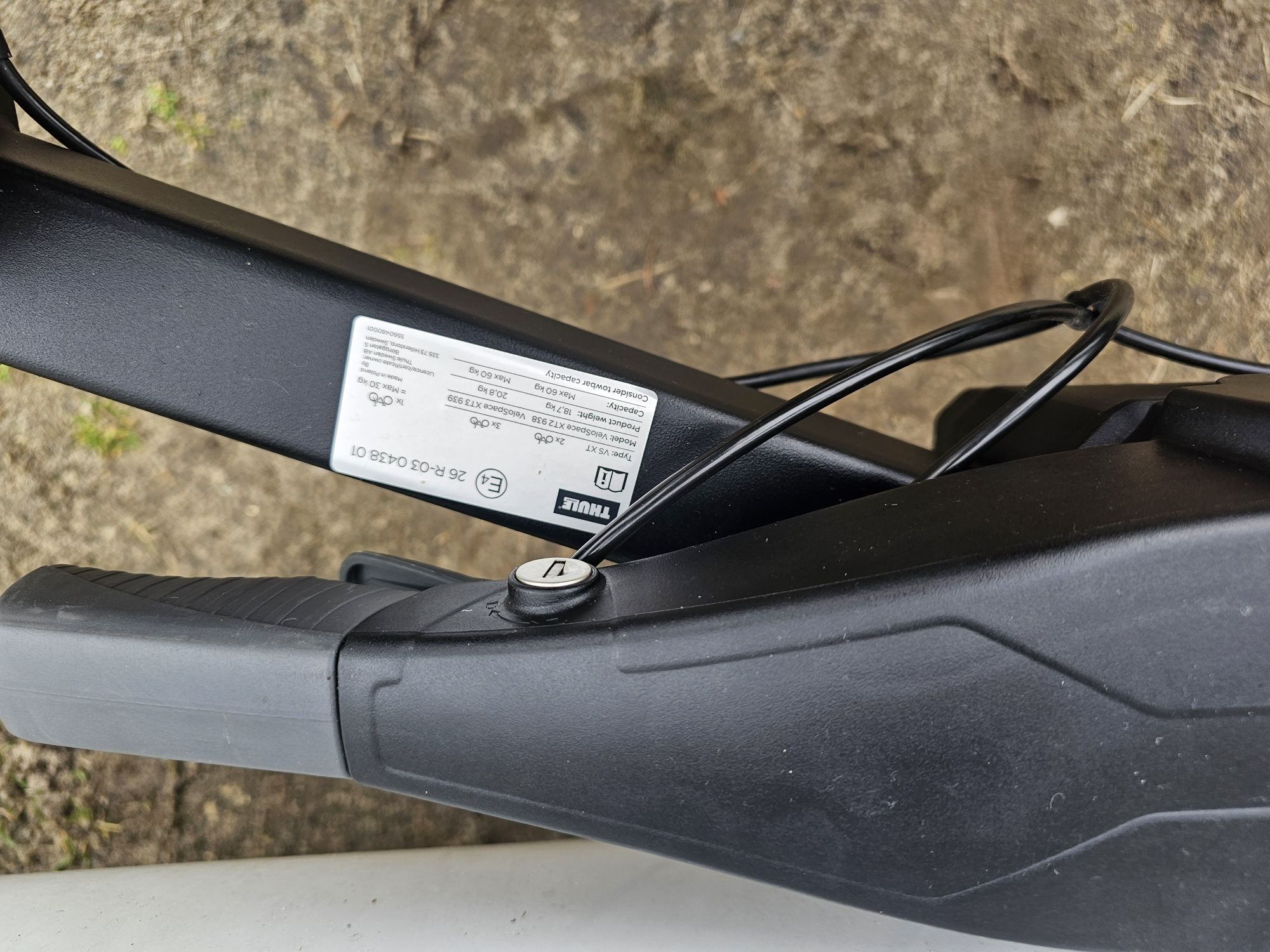 Bagażnik rowerowy Thule VeloSpace XT2 938 udźwig 60kg.  Możliwość wysy