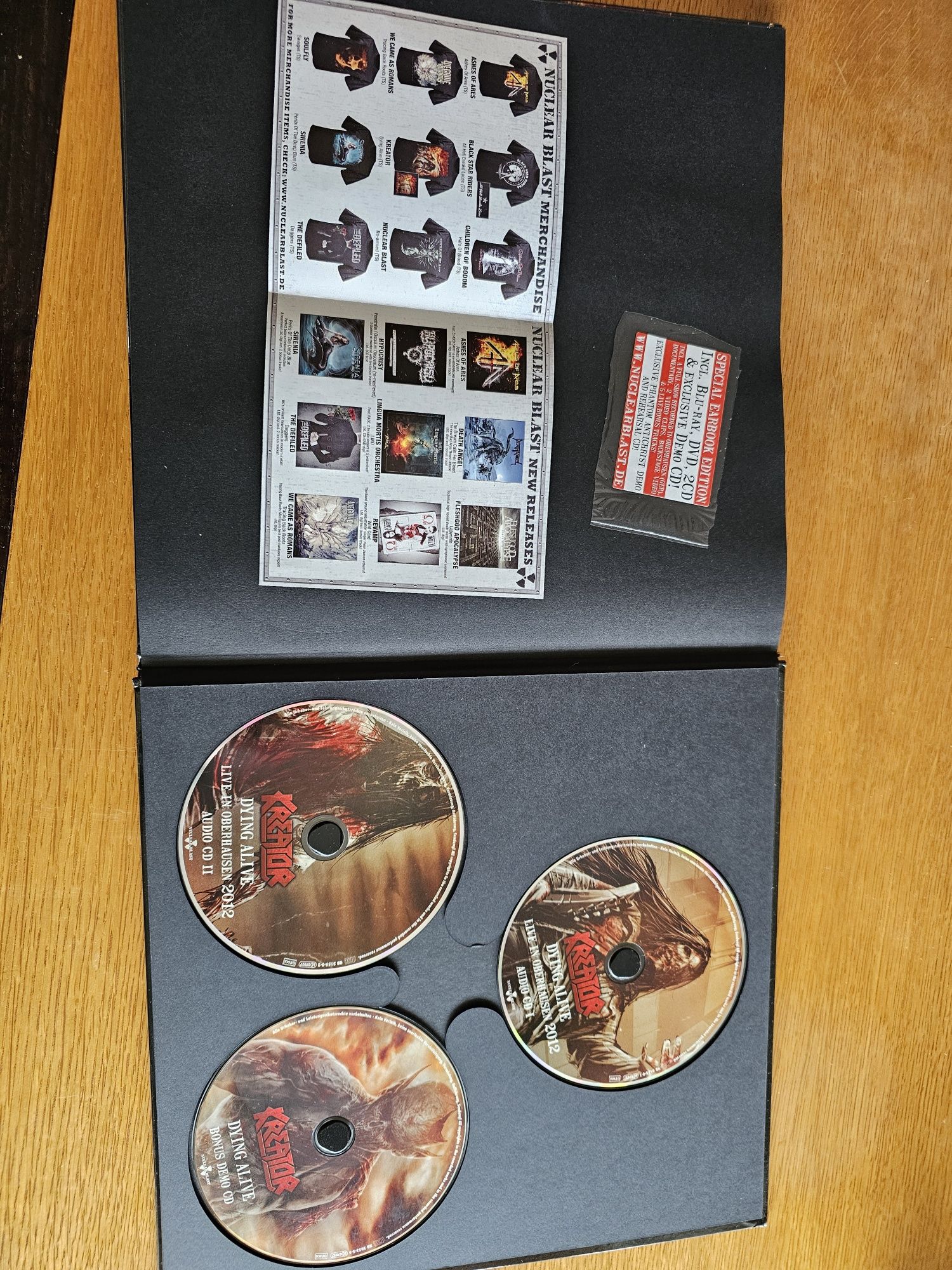 Kreator Dying Alive Earbook