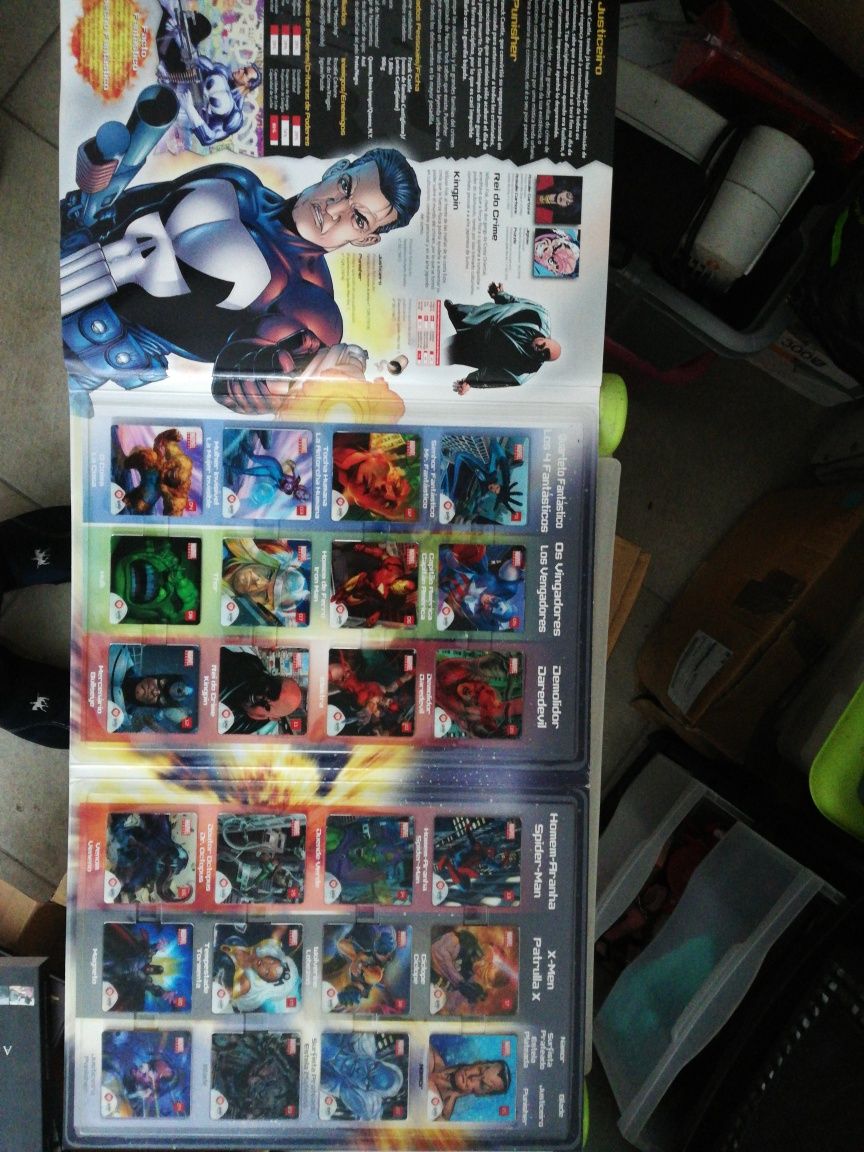 Coleção Marvel Heroes da Galp