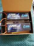Zeee 2S Lipo Bateria 5200mAh 7.4V 50C Bateria do RC Lipo z wtyczką Dea