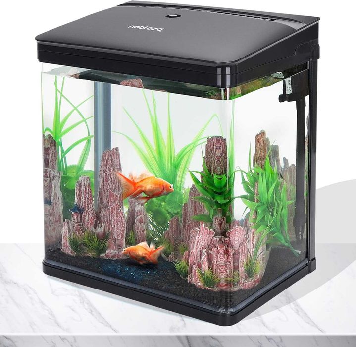 Aquário NOBLEZA 14L Novo, na caixa (kit completo com filtro e luz LED)