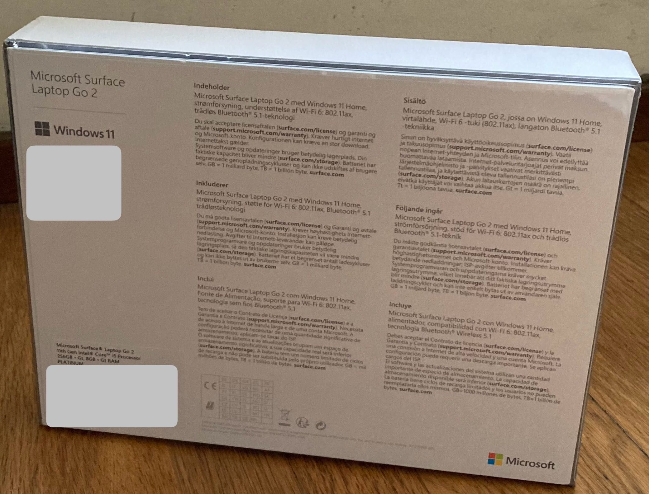 (Novo) MICROSOFT Surface Go 2 (12.4'/i5/8GB/256GB SSD)-3 anos garantia