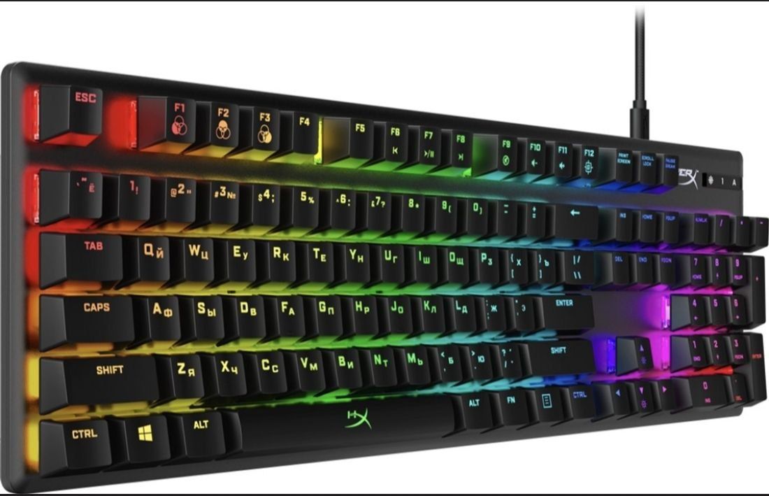 Продам клавіатуру HyperX Alloy Origins TKL Red RGB