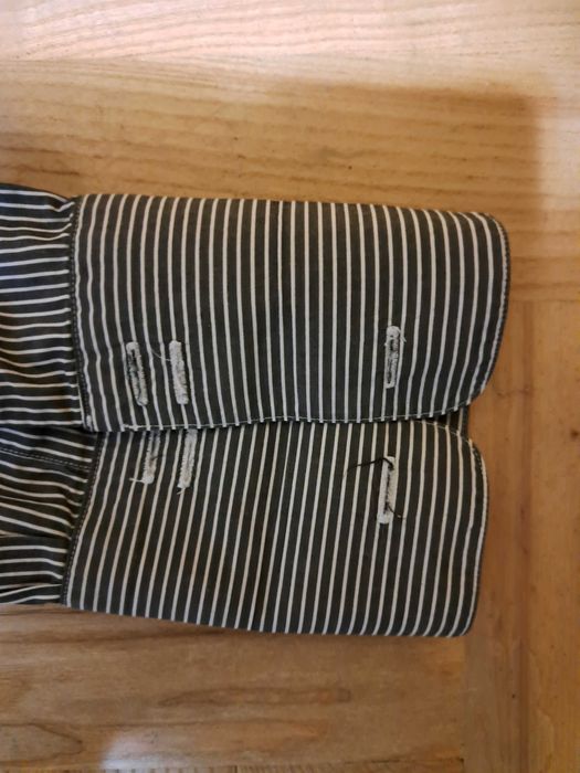 Koszula Męska Marks and Spencer szara paski 100% bawełna