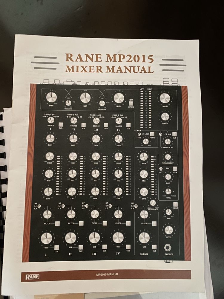 Mesa Mistura Rane rotary MP205