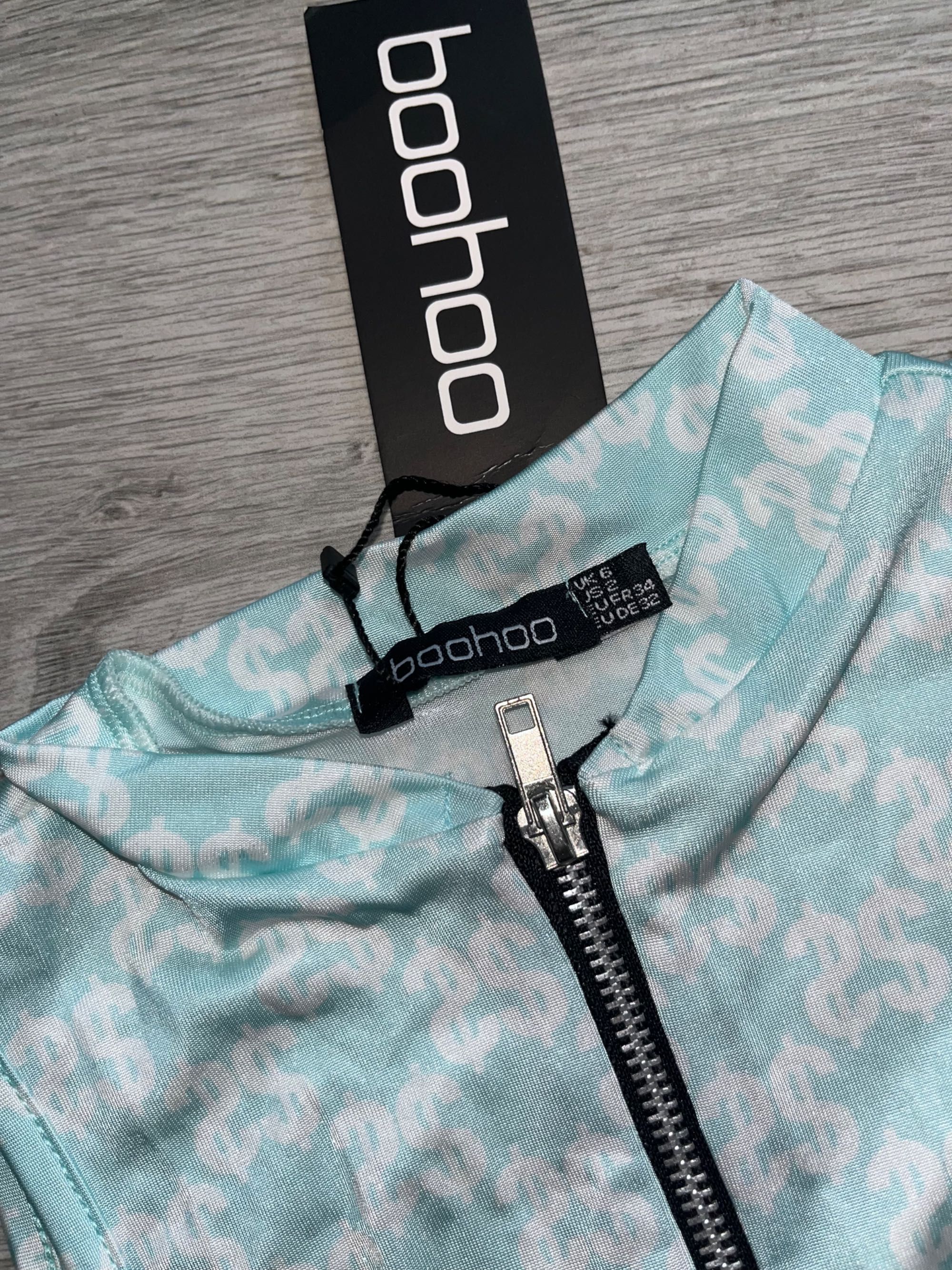 Boohoo body wycięte rozcięcia dolary