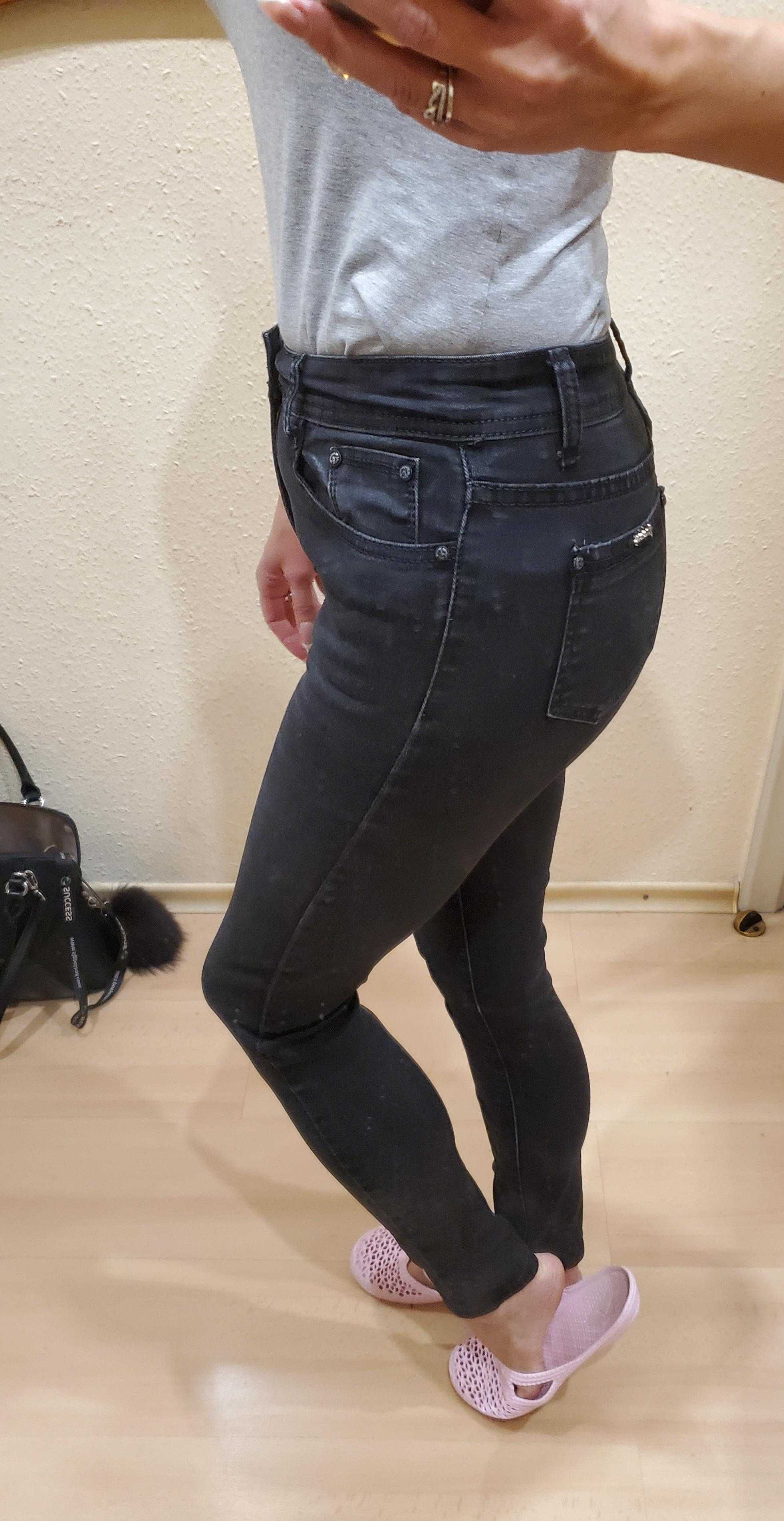 джинси скінні чорні 28