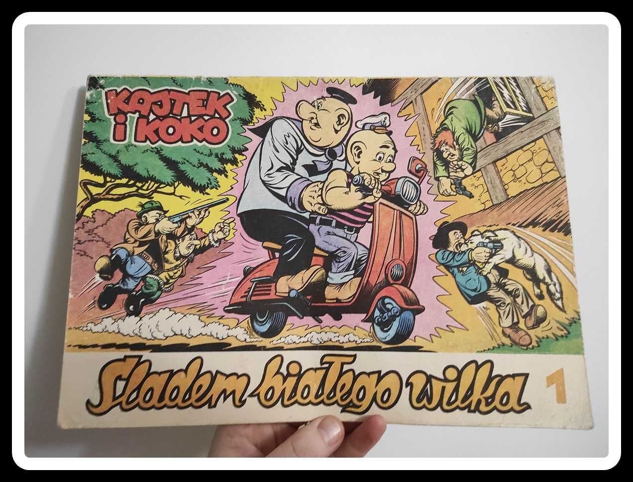 Kajtek i Koko - Śladem białego wilka - komiks 1989 rok