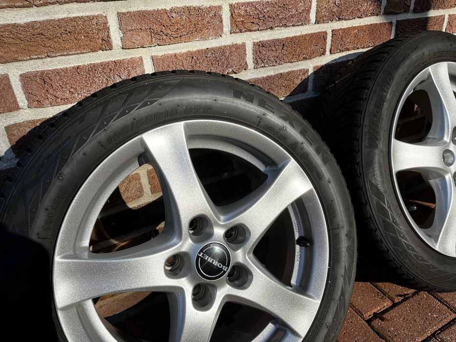 195/55/16” 5x112 ET38 Alufelgi Koła zimowe Audi VW Skoda Seat