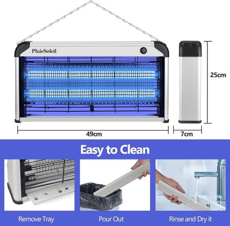 Elektryczna pułapka owadobójcza, 30 W, UV LED, PluieSoleil