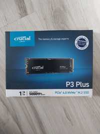 Dysk m2 crucial p3 plus 1tb nowy