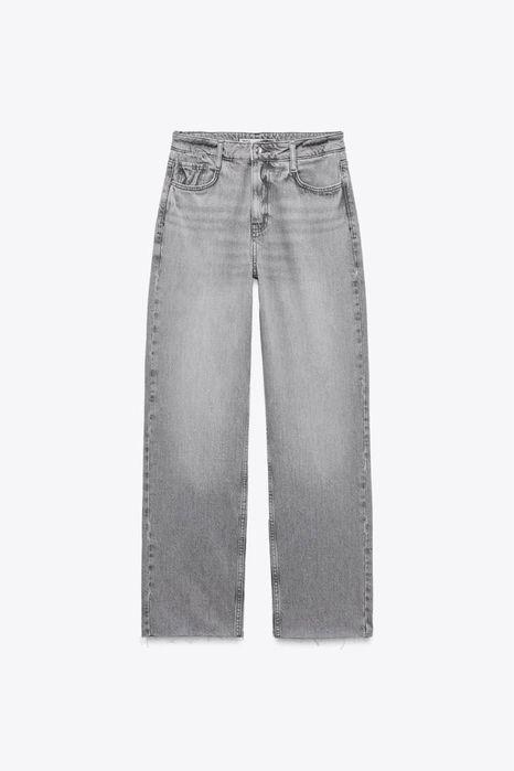 Джинси straight з високою посадкою, Zara