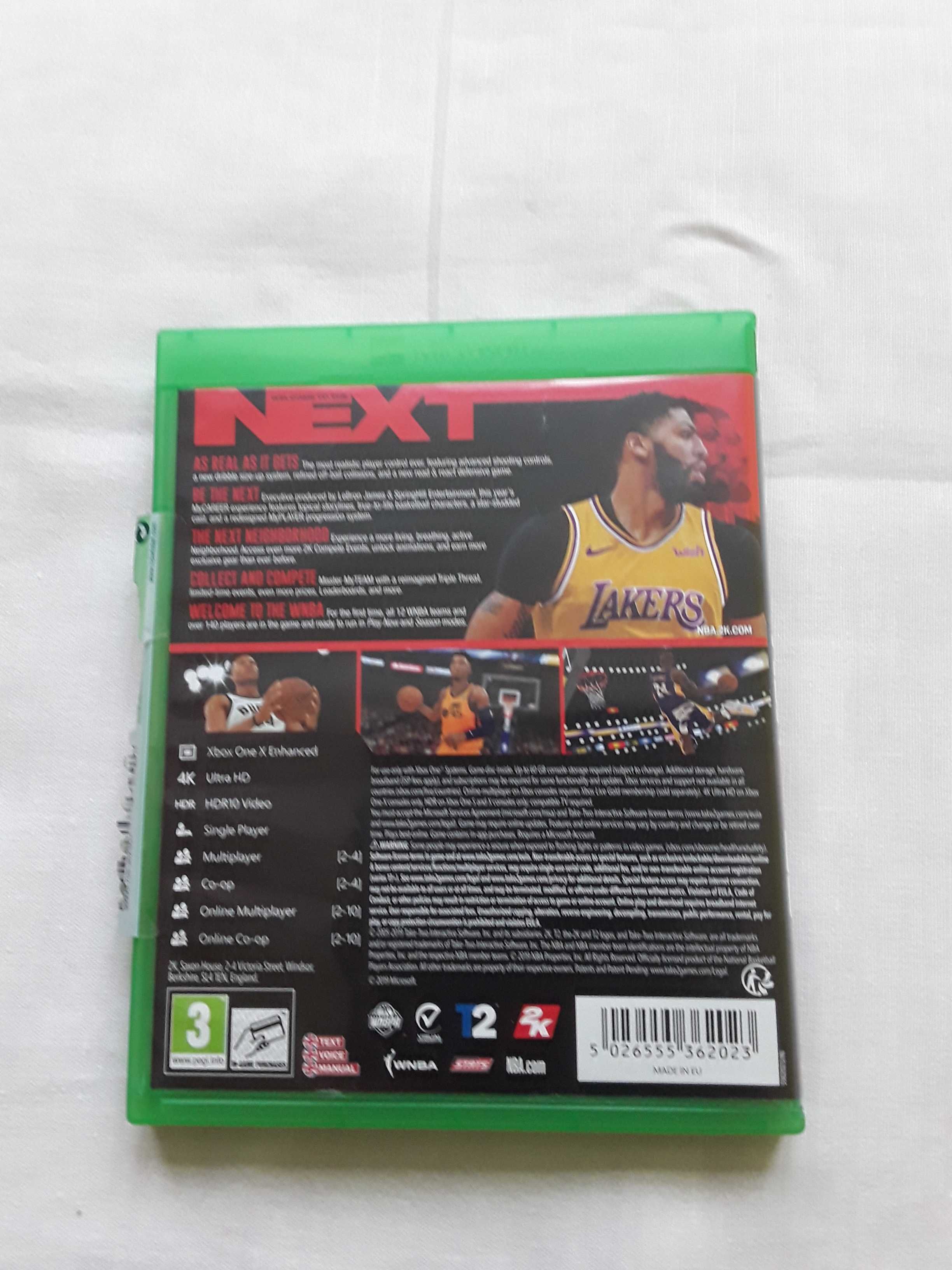 Gra NBA2K20 xbox One