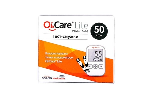 Тест-полоски OSANG Oh`Care Lite для глюкометра (50 шт.)
