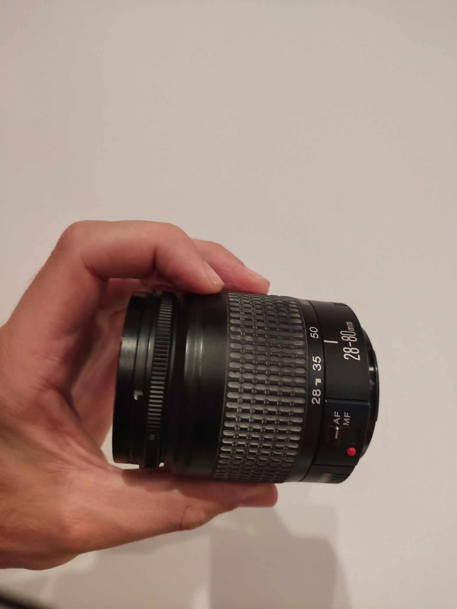 Objetiva canon com filtro hama 28-80 mm 1:3.5-5.6