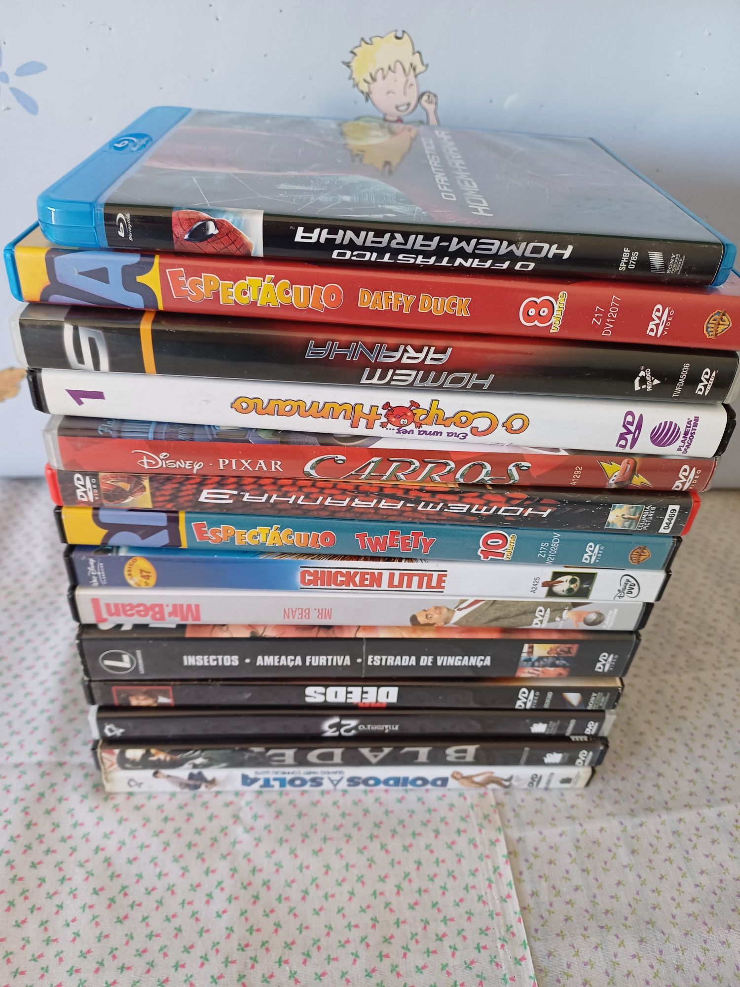 Lote de DVDs 1 euro cada.