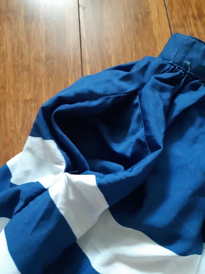 Tommy Hilfiger rozkloszowana spódnica z kieszeniami bawełna S
