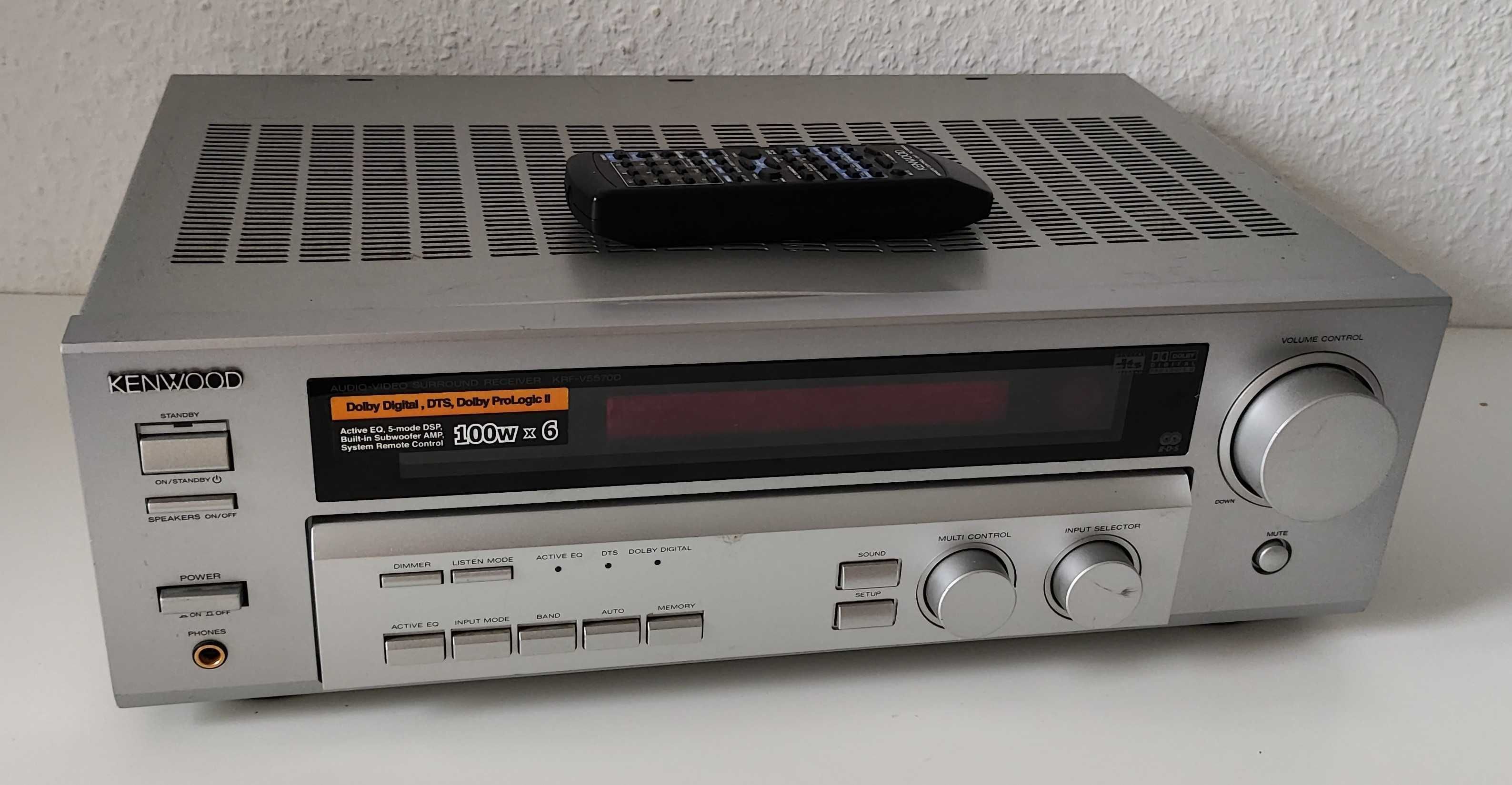 Amplituner Wzmacniacz Kenwood KRF‑V5570D z Pilotem